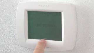 Klokprogramma Chronotherm Vision Modulation instellen  Honeywell Home [upl. by Nydroj]