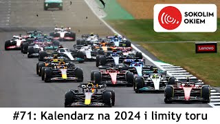 Sokolim Okiem 71 Kalendarz F1 na 2024 zapowiedź Silverstone [upl. by Lemmie37]