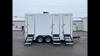 4 Station Restroom Trailer [upl. by Decca]