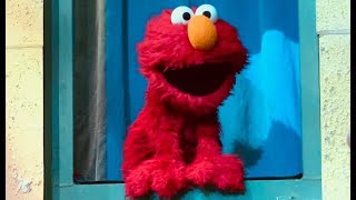 Sesame street HAPPY DANCE Song WITH ELMO Walk through the Sesame Street PreShow Fun [upl. by Ocin]