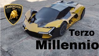 Lamborghini Terzo Millennio paper craftsTerzoMillennio [upl. by Vladamar563]