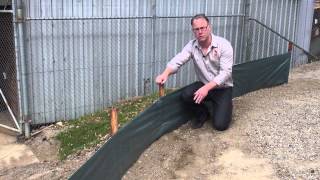 How to install Silt Fence by All Stake Supply [upl. by Oninotna]