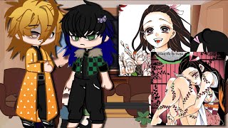 Future Hashira Reacts to22NezukoManga SpoilersRepostDemon King Tanjiro AU🥲 [upl. by Cirdahc66]