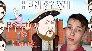 Teenager Reacts to Oversimplified King Henry the VIII [upl. by Alegnaoj532]