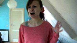 Hunchback of Notre Dame  Hellfire cover by a girl [upl. by Buine]