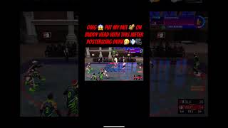 Omg 😱 put my nut 🥜 on buddy head with this meter posterizing dunk🤧nba2k24 nba2k24 gaming gamer [upl. by Fiden]