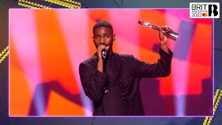 Dave wins Best Hip HopRapGrime Act  The BRIT Awards 2022 [upl. by Debo14]