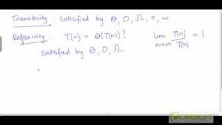 Reflexivity symmetry and transitivity properties of asymptotic notations [upl. by Hunter]