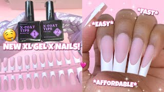 FULL gel x nails tutorial at home  fall nails  beginner friendly design step by step [upl. by Radcliffe]