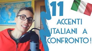 An analysis of 11 accents in Italian  IT  ITEN subs [upl. by Raffin]