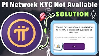 Pi Network update Tamil  Pi KYC Slot Not Available  Pi kyc solution  Pi Network KYC issues [upl. by Wolff]