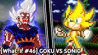 WhatIf 46 Goku VS Sonic  The Final Fight  Part 1 [upl. by Launam]