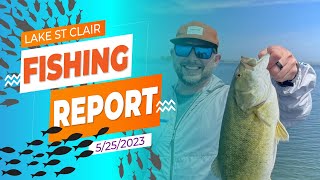 Lake St Clair Fishing Report 5252023 [upl. by Teirtza]