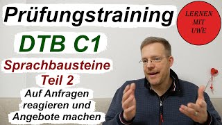 DeutschTest für den Beruf DTB C1 – Folge 13 – Prüfungsteil Sprachbausteine Teil 2 [upl. by Pontius]