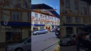 Oberammergau Bavarian Alps Germany 🇩🇪 Παραμυθένιο χωριό shorts travel europe germany alps [upl. by Salvador]