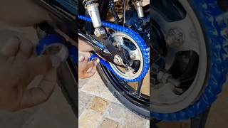 Is It Safe To Tape An Entire Chain Of Bike  Motorcycle  Motorcycle Chain Maintenance Tips shorts [upl. by Mihe]