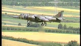 Harrier GR3 ZD669A 3Sqn RAF GüterslohZDF1987 [upl. by Franci]