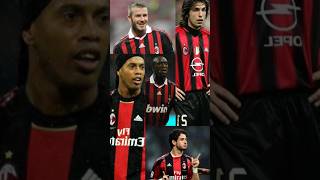 Alexandre Pato renuncia a los tiros libres al ver a Ronaldinho Beckham  Pirlo y Seedorf en acción [upl. by Yarled]