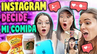 FILTROS de INSTAGRAM DECIDEN NUESTRA COMIDA 😱 Vloggeras Fantásticas [upl. by Akiam852]