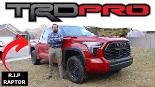 2024 Toyota Tundra TRD Pro Who Needs A Raptor When This Exists [upl. by Lesslie]