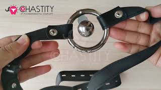 MChastity  How to Assemble Inverted Chastity Device With Belt [upl. by Naivaf]