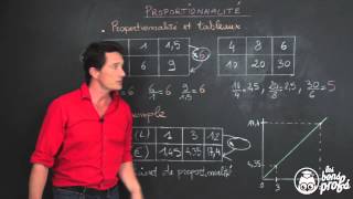 Proportionnalité  Maths 6e  Les Bons Profs [upl. by Odnomyar644]