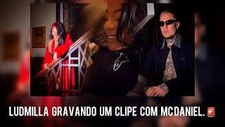 LUDMILLA gravando um clipe com Mc Daniel [upl. by Anrev508]