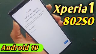 Sony Xperia 1802SO Frp Bypass Android 10 Without Pc [upl. by Winnie950]