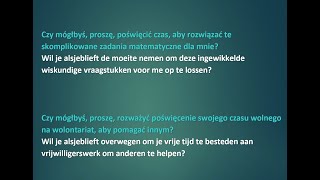 Wil je 3 Czy mógłbyśmogłabyś 3 Słuchanie i powtarzanie Niderlandzki  Polski [upl. by Edecrem]