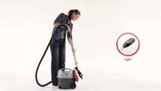 Nilfisk VP300 Commercial Vacuum Cleaner video [upl. by Ludeman]