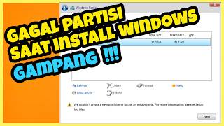 How to Fix the We Couldnt Create a New Partition Install Windows 10 [upl. by Dao]