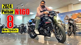 New Bajaj Pulsar N160 BS6 2024 NON DTSI Model Launch Price Mileage Features full Review [upl. by Ttenaej]