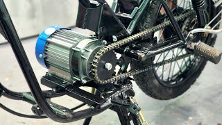 How to make a electric bike in cheap price [upl. by Annoj16]