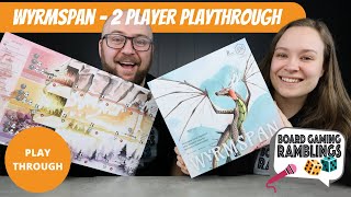 Wyrmspan  2 player playthrough [upl. by Hajan55]