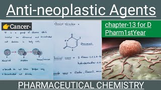 Antineoplastic agents  Definition  Classification  Pharmaceutical chemistry  D Pharm1stYear [upl. by Naujud]