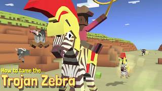 Rodeo Stampede  Secret Animal 2  Trojan Zebra [upl. by Ahsikam]