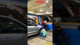 volkswagen tire 🛞 alignment work  service time 🕰️ look love ❤️ vloggerhemu24 reels live [upl. by Lear839]