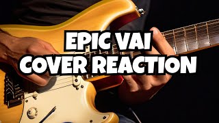 Discovering Matteo Mancusos Steve Vai Cover  Pro Guitarist Reacts [upl. by Dnalrah]