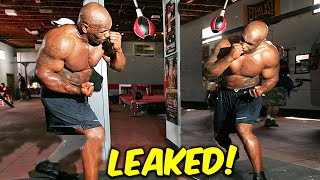 LEAKED MIKE TYSON TRAINING at 57 YO on SPEED BAG and PADS FOR JAKE PAUL FIGHT UNSEEN SPARRING [upl. by Hoffmann]