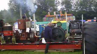 Demonstratie verbrandingsmotoren bij Oldtimerfestival in Rinsumageast [upl. by Hsirt]