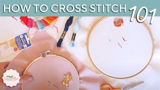 Cross Stitch Basics  How to Start Cross Stitching for Beginners  Ultimate Guide [upl. by Tehc447]