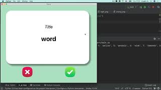 Solution amp Walkthrough for Creating New Flash Cards  The Complete Python Pro Bootcamp for 2022 [upl. by Colinson]