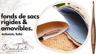 Comment faire un fond de sac rigide Crochet Stitch  Point  Punto  Ponto 𝑪𝑹𝑶𝑪𝑯𝑬𝑻𝑨𝑪𝑨𝑫𝑬𝑴𝑰𝑨 [upl. by Nerty]