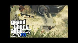 GTA 5  MOD POLICIA LSPDFR  HOMEM SOBREVIVE A UM TIRO DE 12 NA CARA  EP 130 [upl. by Atikel]