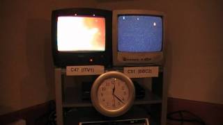 Emley Moor BBC Two analogue switchoff [upl. by Yarehs]