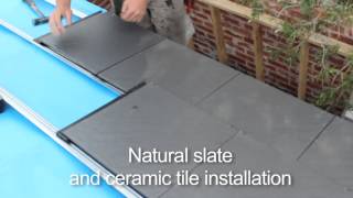 Natural Roof Slate amp Ceramic Tile Installation [upl. by Auhsoj]