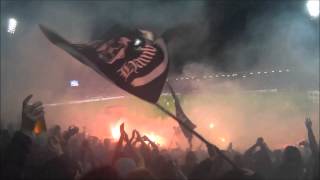 DarmstadtHamburger SV Happy new Year Pyro 01 live [upl. by Trudey758]