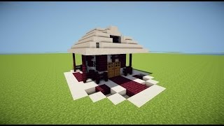 Minecraft TUTO  Maisonnette dentrée de mine [upl. by Kask]