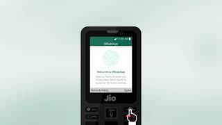 How to start using WhatsApp on JioPhone [upl. by Aerdnwahs]