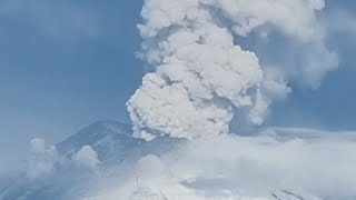 Actividad Volcán Popocatépetl está en vivo [upl. by Nanaj]